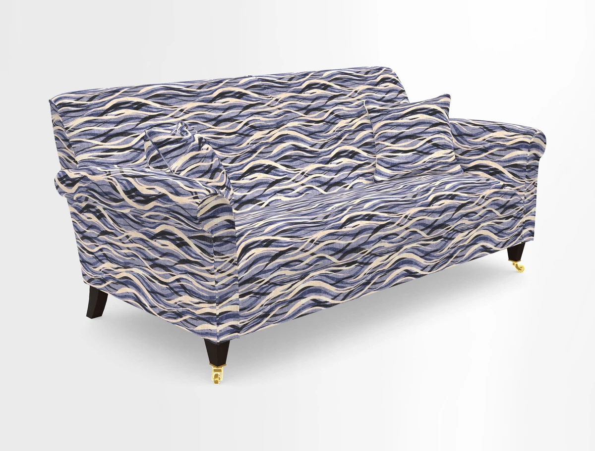 Petworth 3 Seater Sofa in Mulberry Flying Ducks