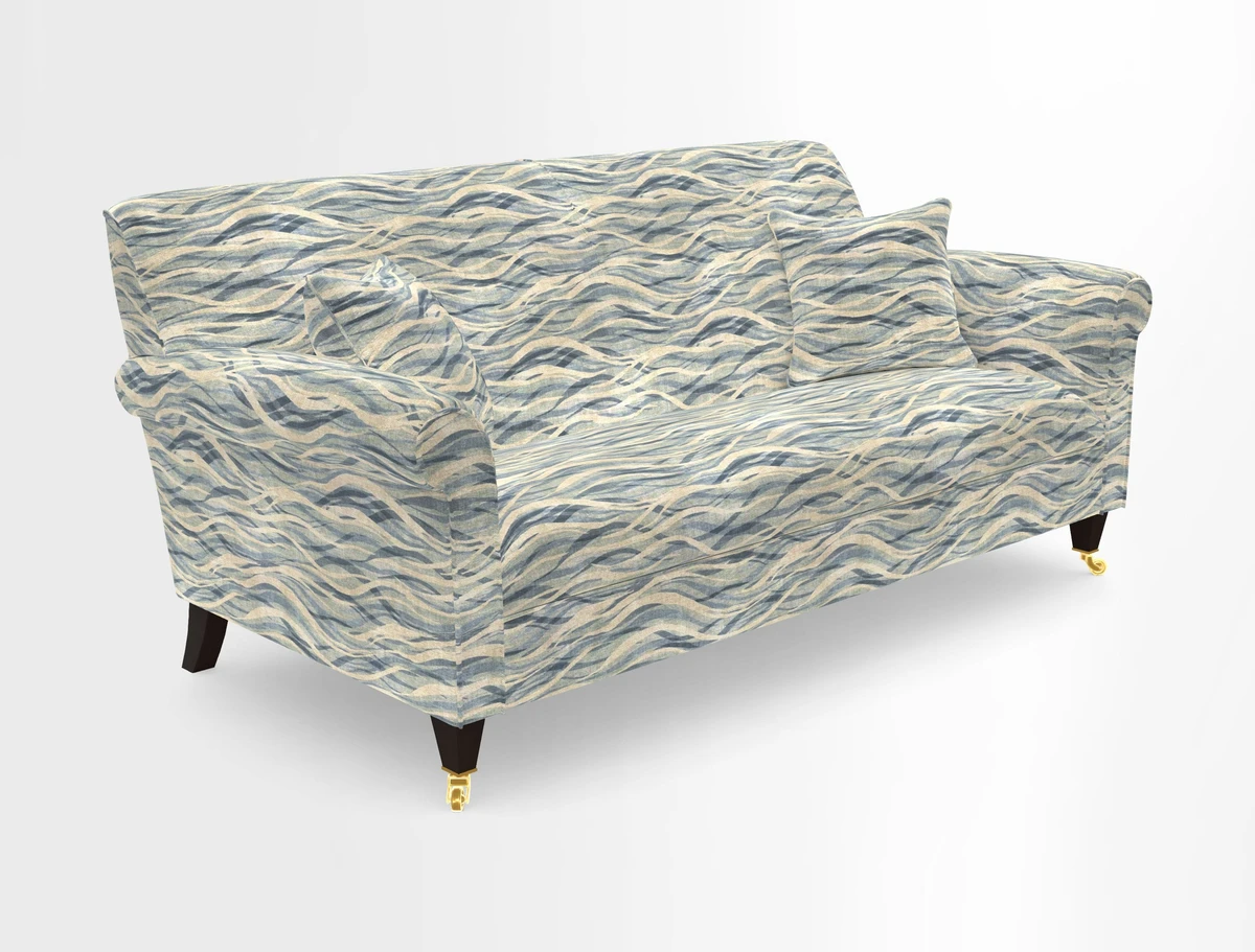 Petworth 3 Seater Sofa in Mulberry Flying Ducks