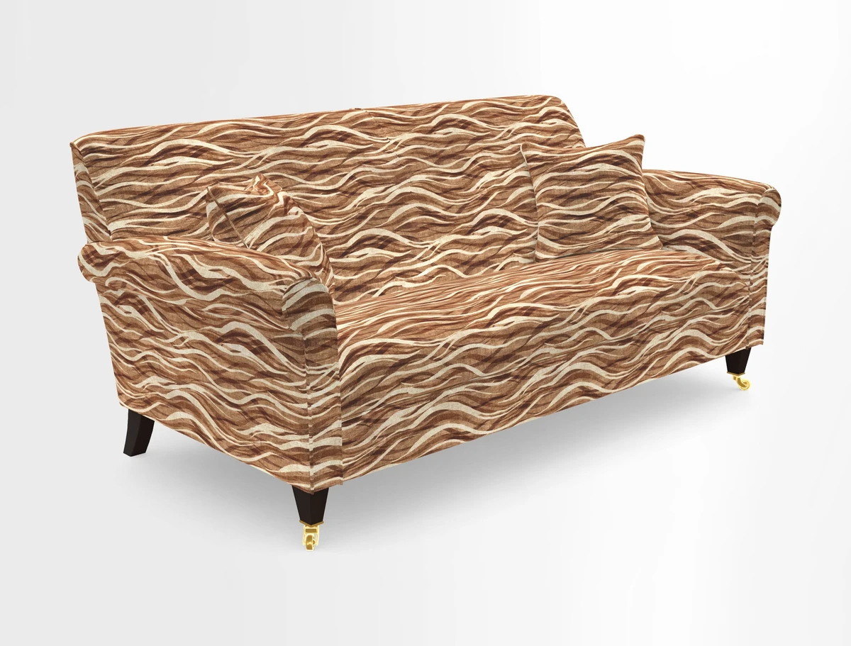 Petworth 3 Seater Sofa in Mulberry Flying Ducks