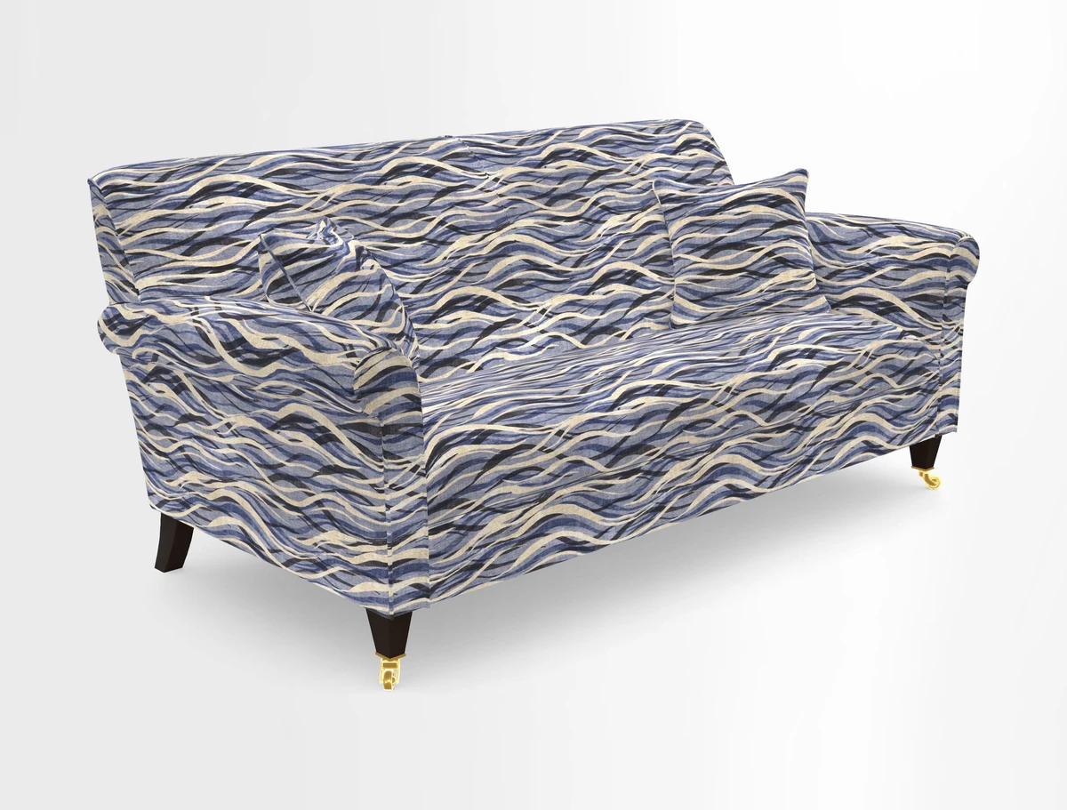 Petworth 3 Seater Sofa in Mulberry Flying Ducks