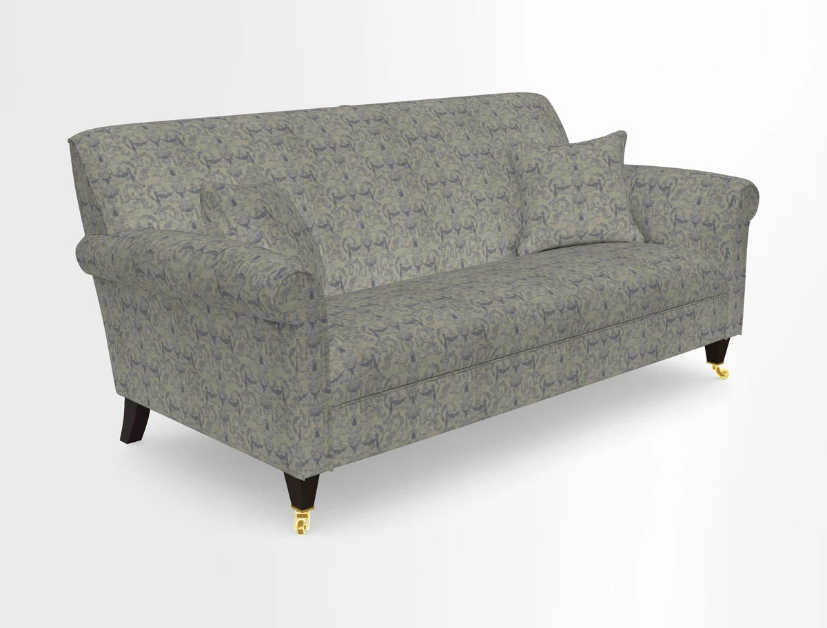 Petworth 3 Seater Sofa in Mulberry Flying Ducks