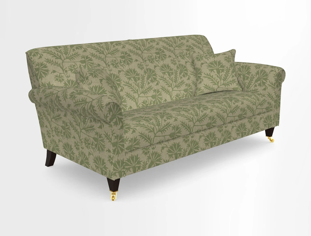 Petworth 3 Seater Sofa in Mulberry Flying Ducks