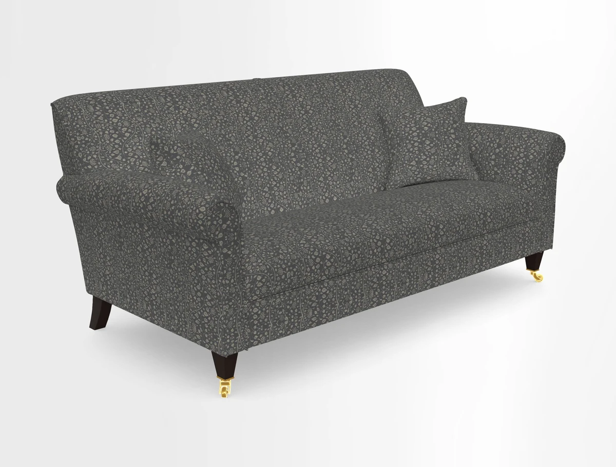 Petworth 3 Seater Sofa in Mulberry Flying Ducks