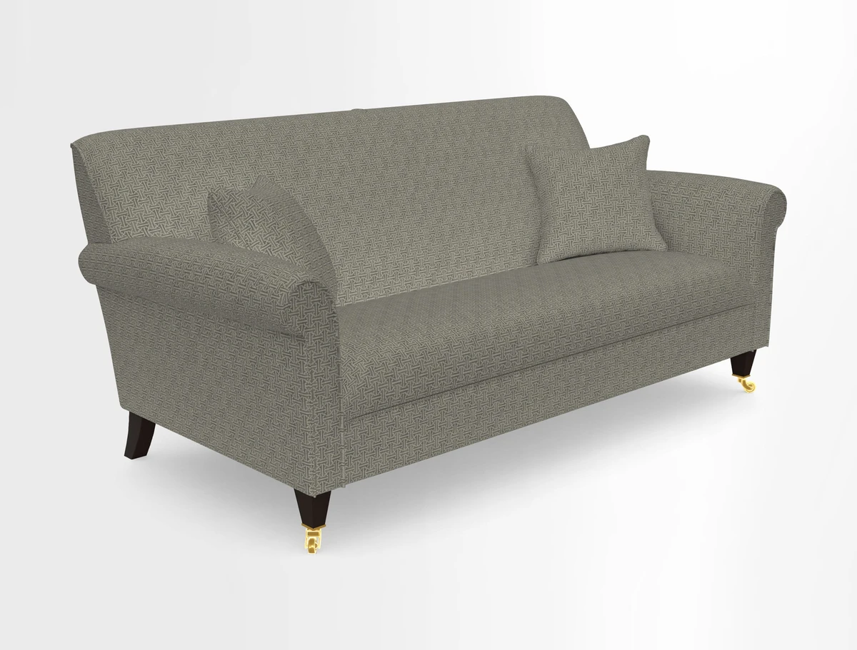 Petworth 3 Seater Sofa in Mulberry Flying Ducks
