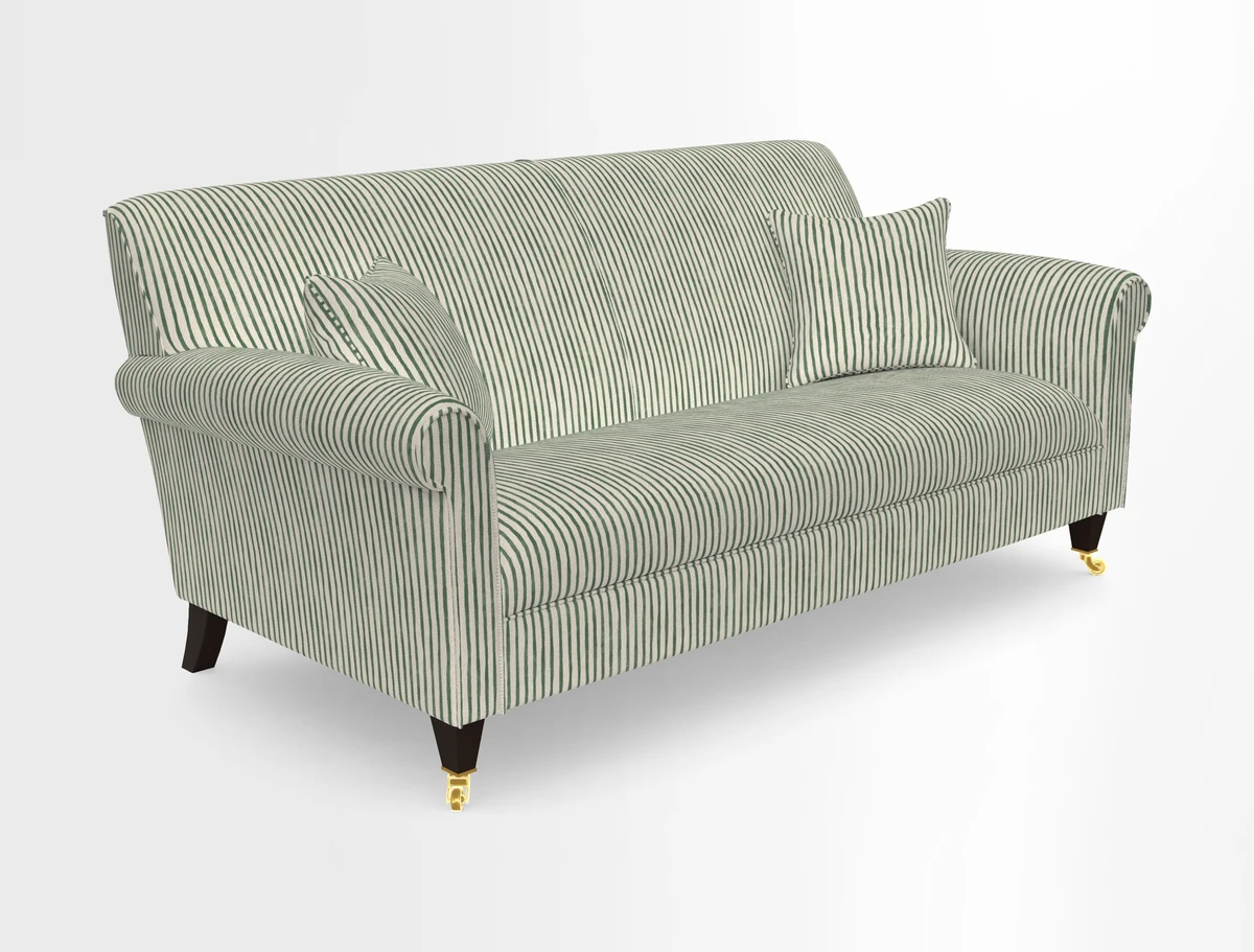 Petworth 3 Seater Sofa in Mulberry Flying Ducks