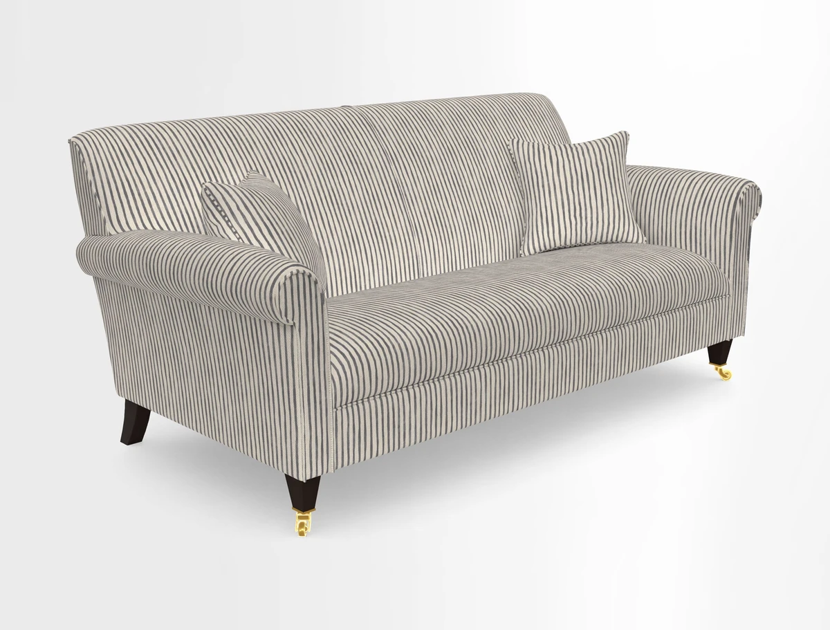 Petworth 3 Seater Sofa in Mulberry Flying Ducks