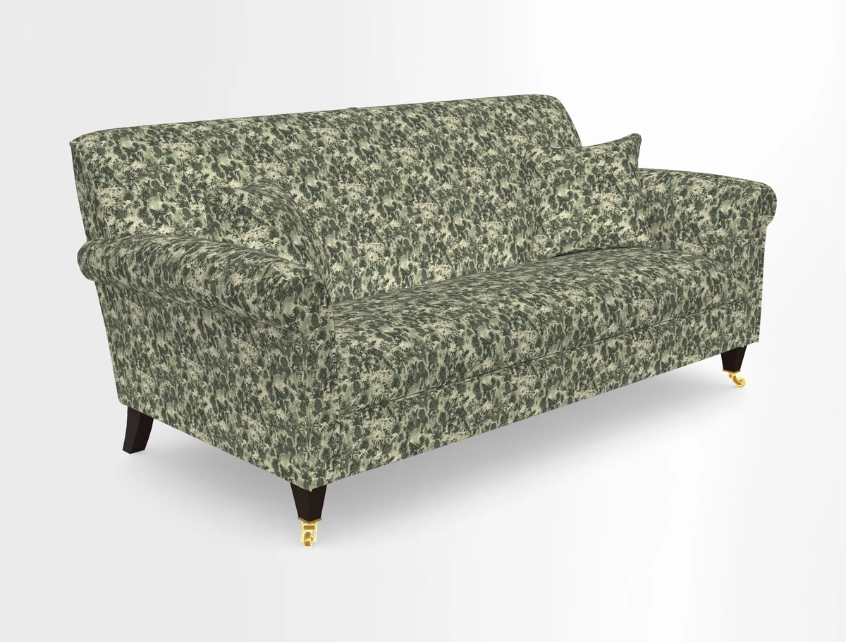 Petworth 3 Seater Sofa in Mulberry Flying Ducks
