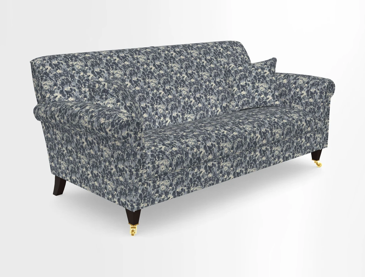 Petworth 3 Seater Sofa in Mulberry Flying Ducks