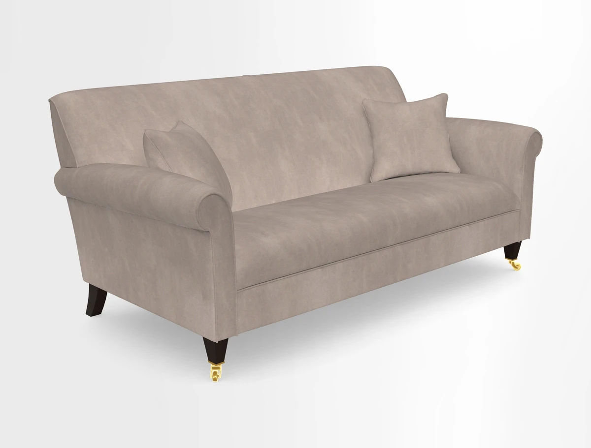 Petworth 3 Seater Sofa in Mulberry Flying Ducks