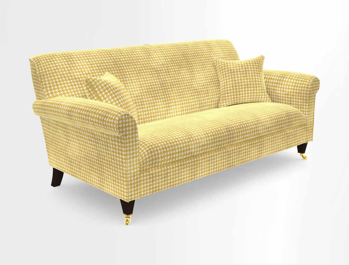 Petworth 3 Seater Sofa in Mulberry Flying Ducks