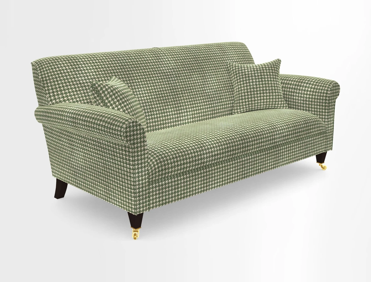 Petworth 3 Seater Sofa in Mulberry Flying Ducks