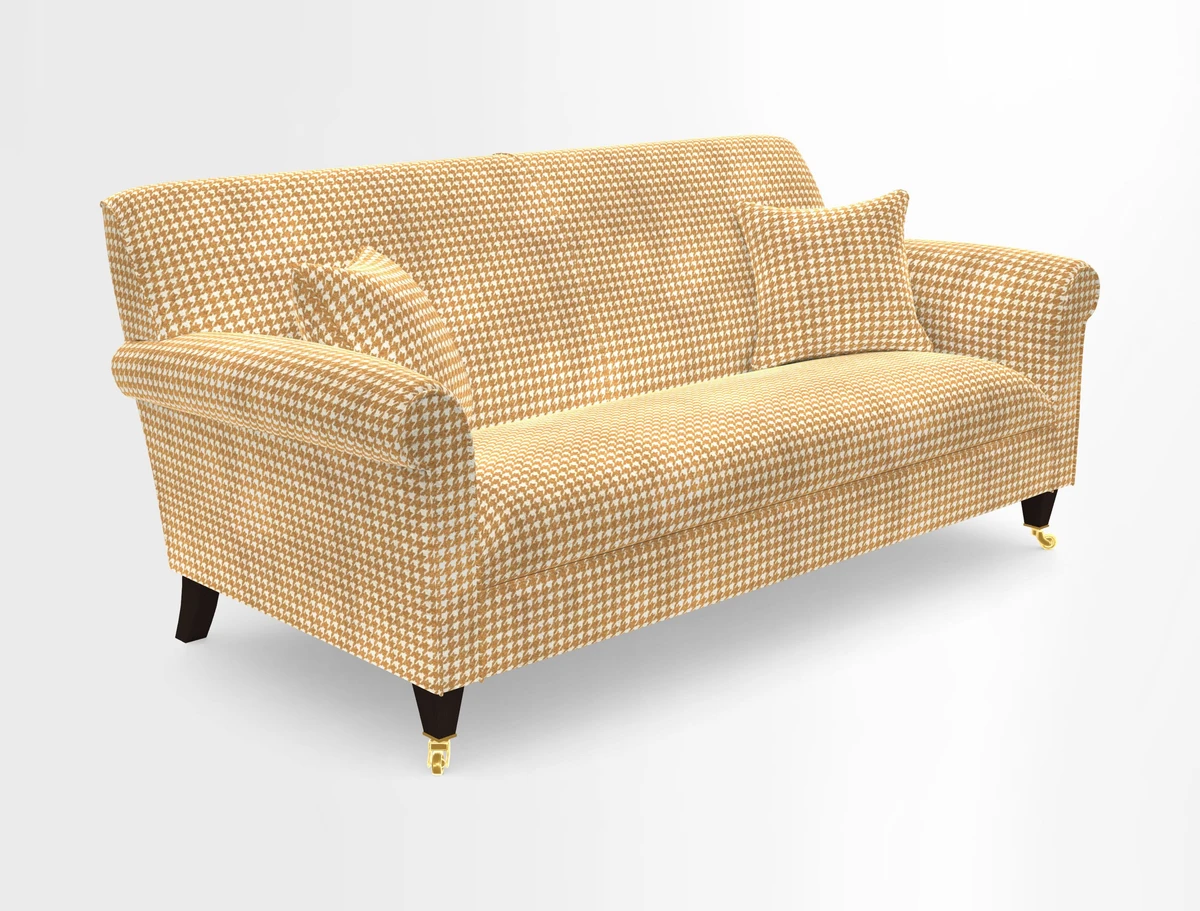 Petworth 3 Seater Sofa in Mulberry Flying Ducks