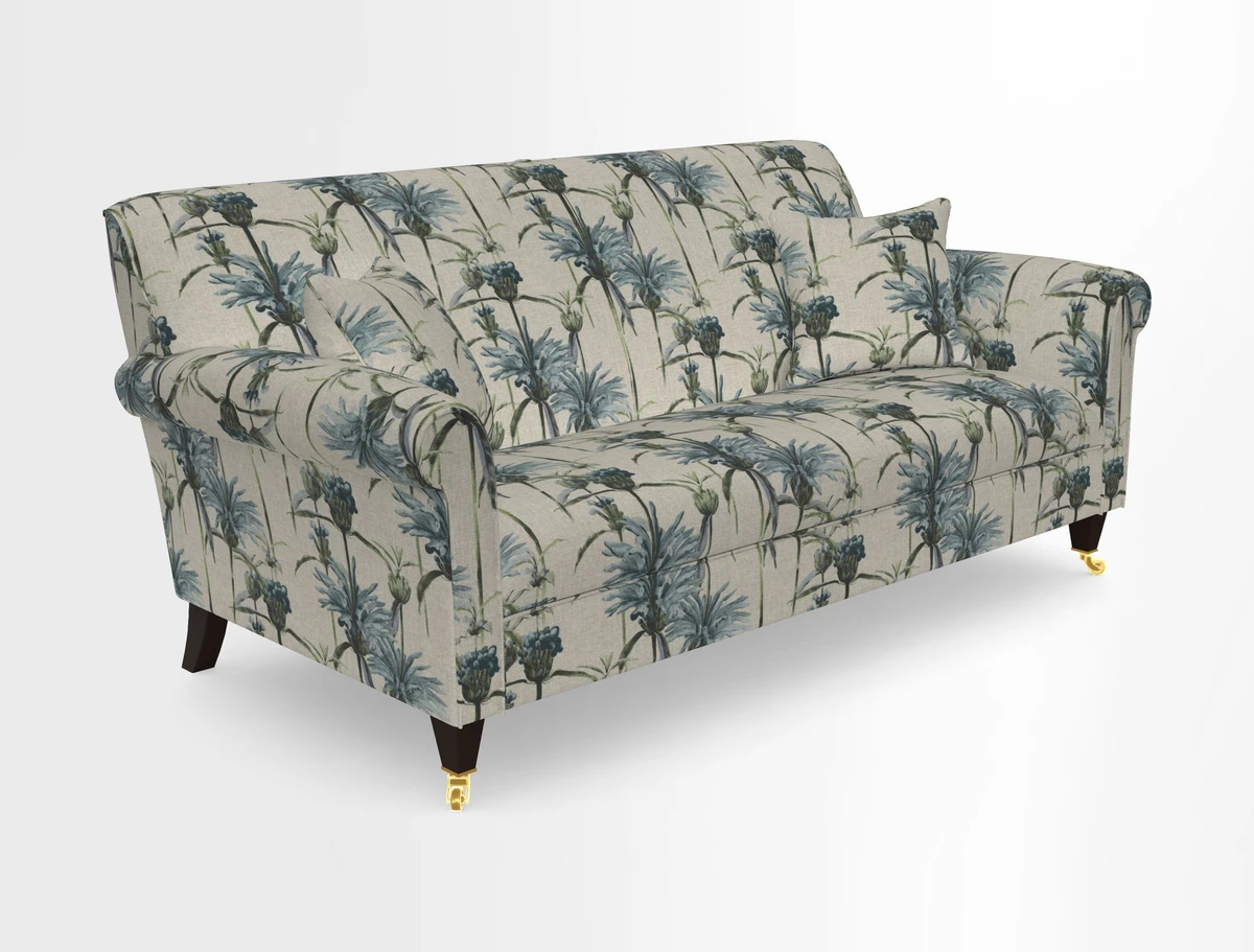 Petworth 3 Seater Sofa in Mulberry Flying Ducks