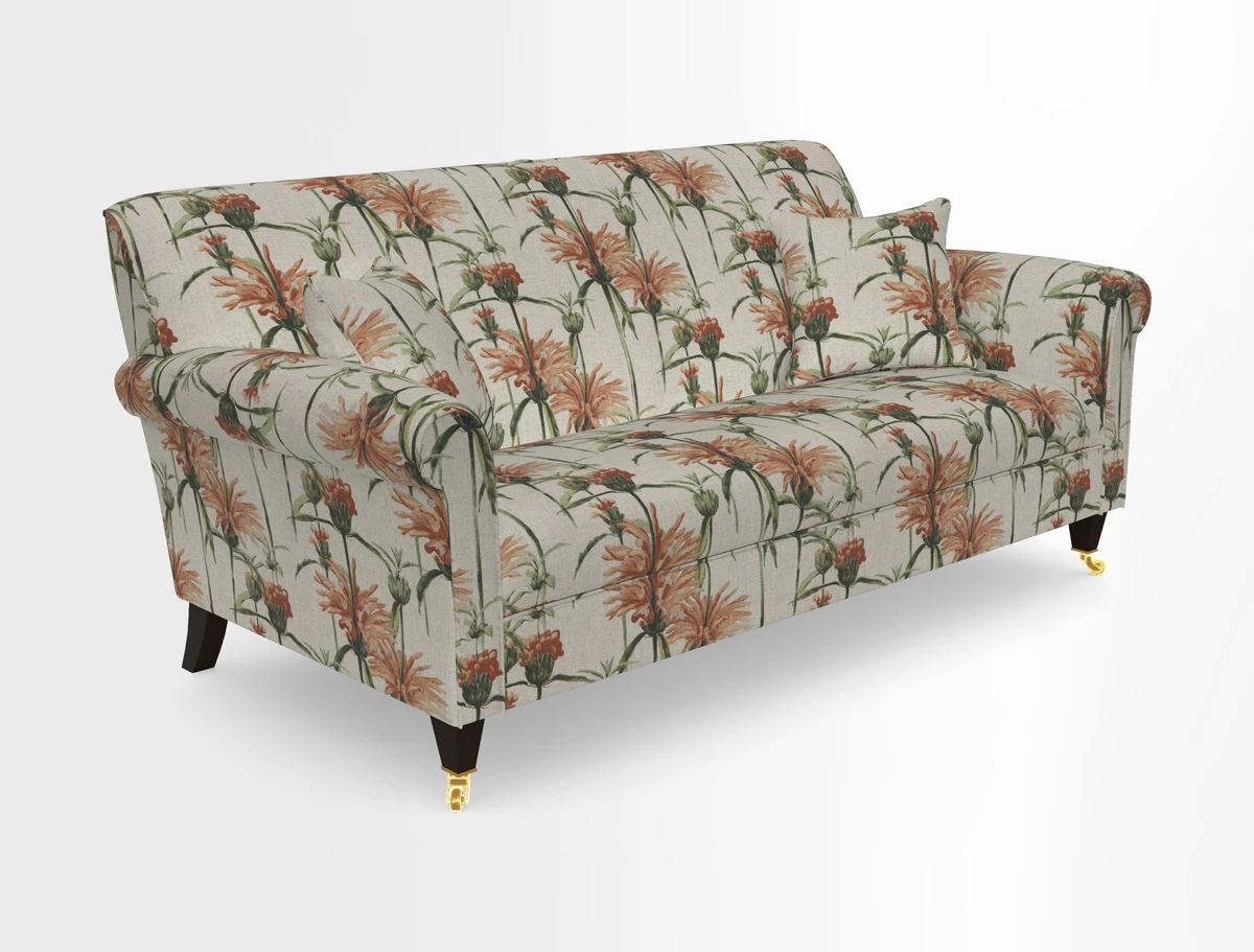 Petworth 3 Seater Sofa in Mulberry Flying Ducks