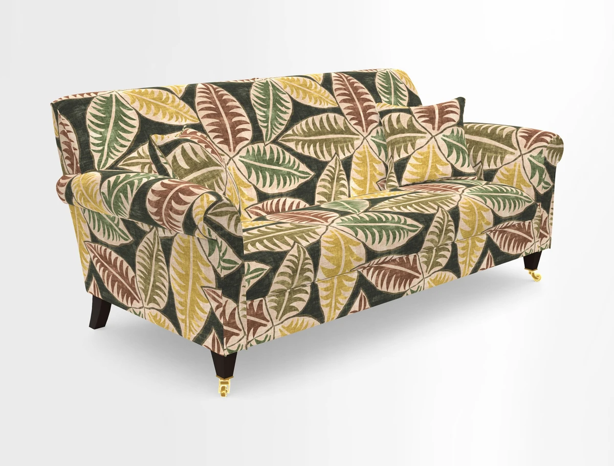 Petworth 3 Seater Sofa in Mulberry Flying Ducks