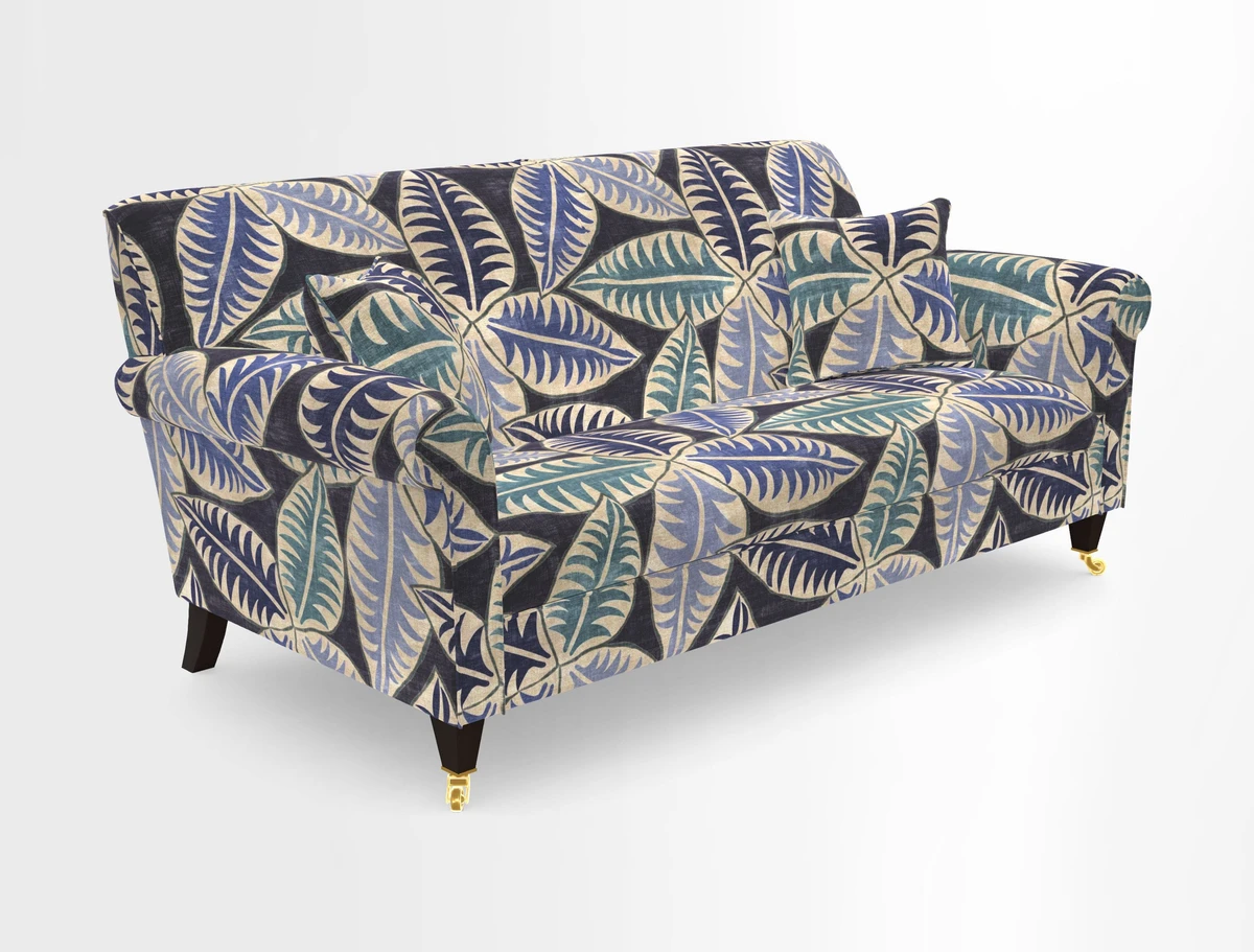 Petworth 3 Seater Sofa in Mulberry Flying Ducks