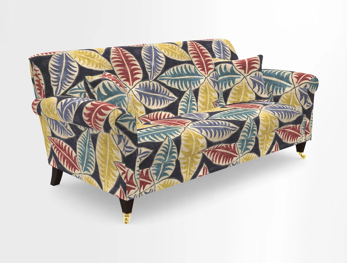 Petworth 3 Seater Sofa in Mulberry Flying Ducks