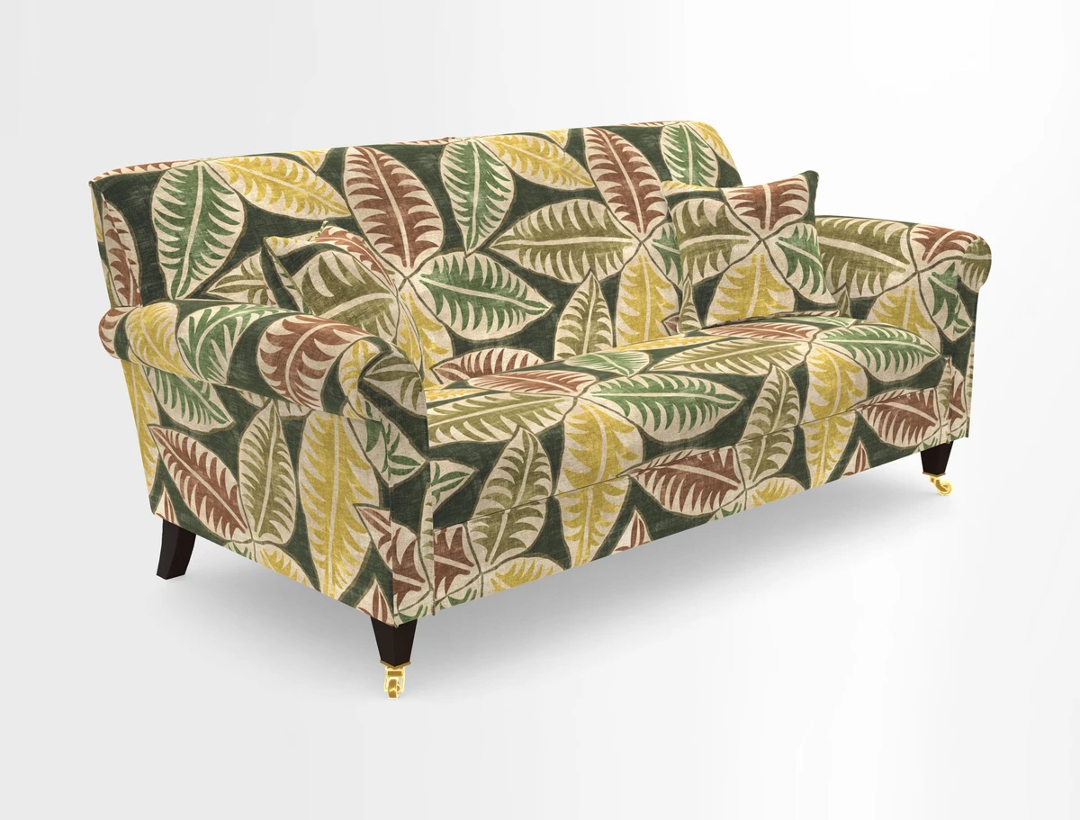 Petworth 3 Seater Sofa in Mulberry Flying Ducks