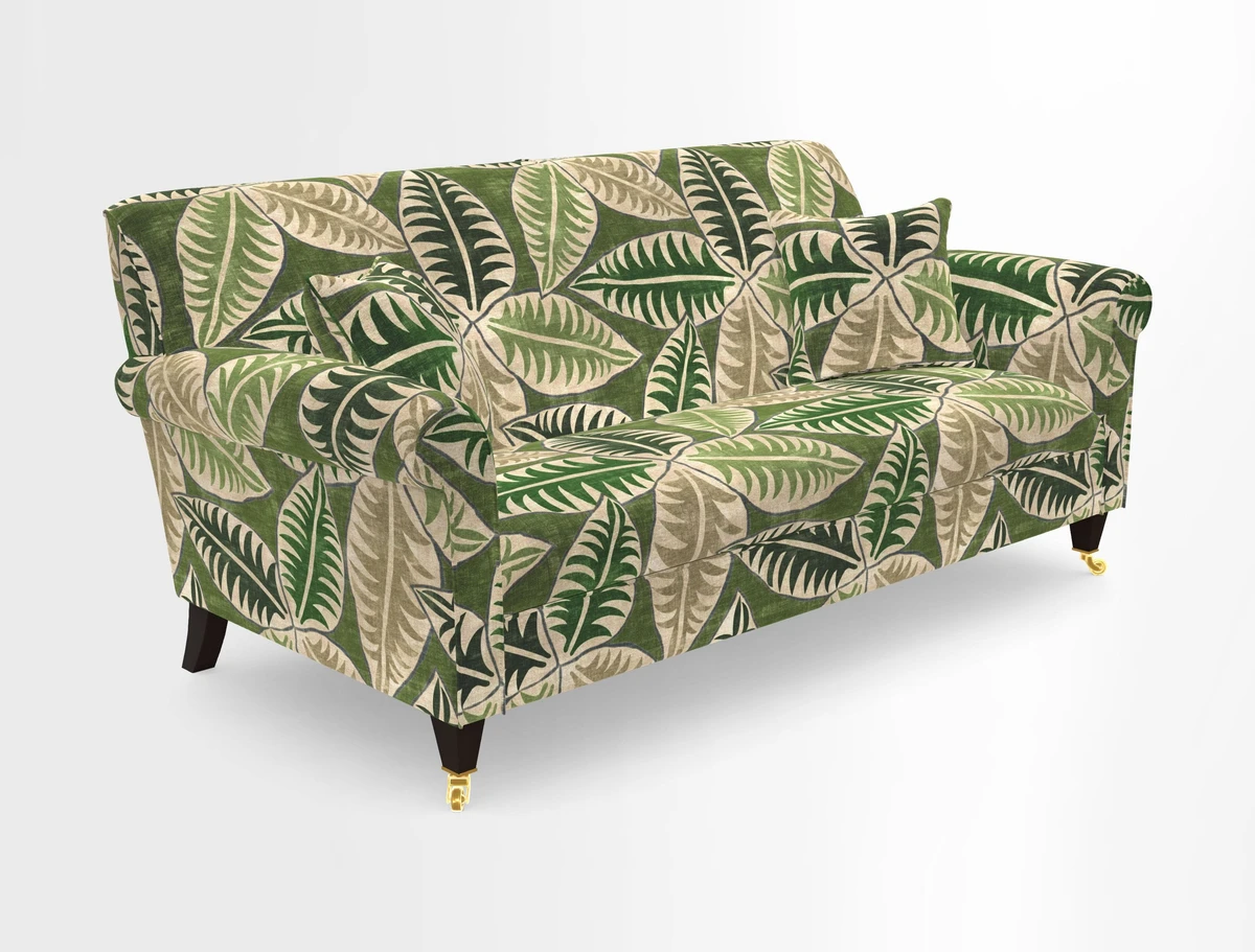 Petworth 3 Seater Sofa in Mulberry Flying Ducks