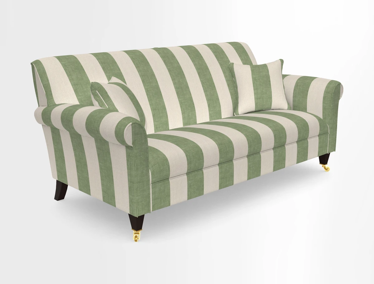 Petworth 3 Seater Sofa in Mulberry Flying Ducks
