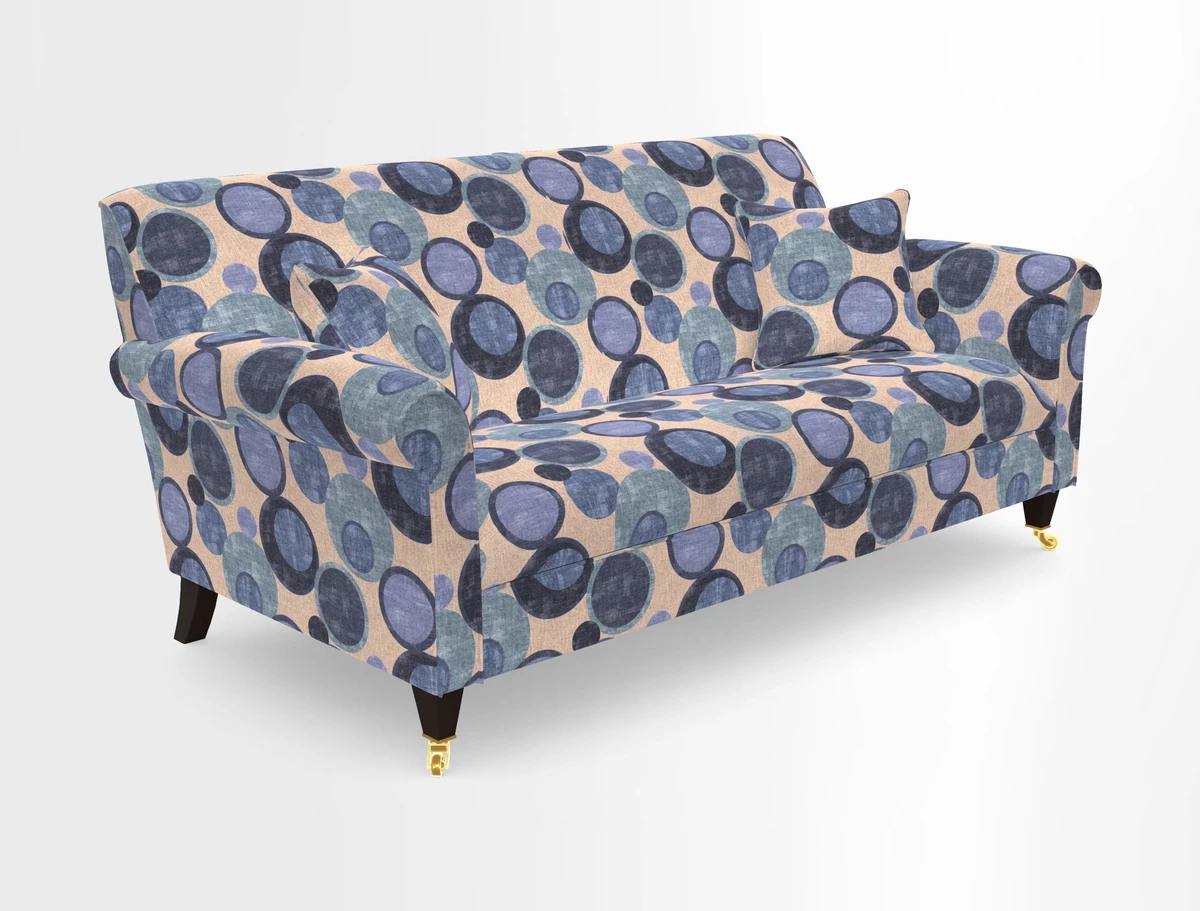 Petworth 3 Seater Sofa in Mulberry Flying Ducks