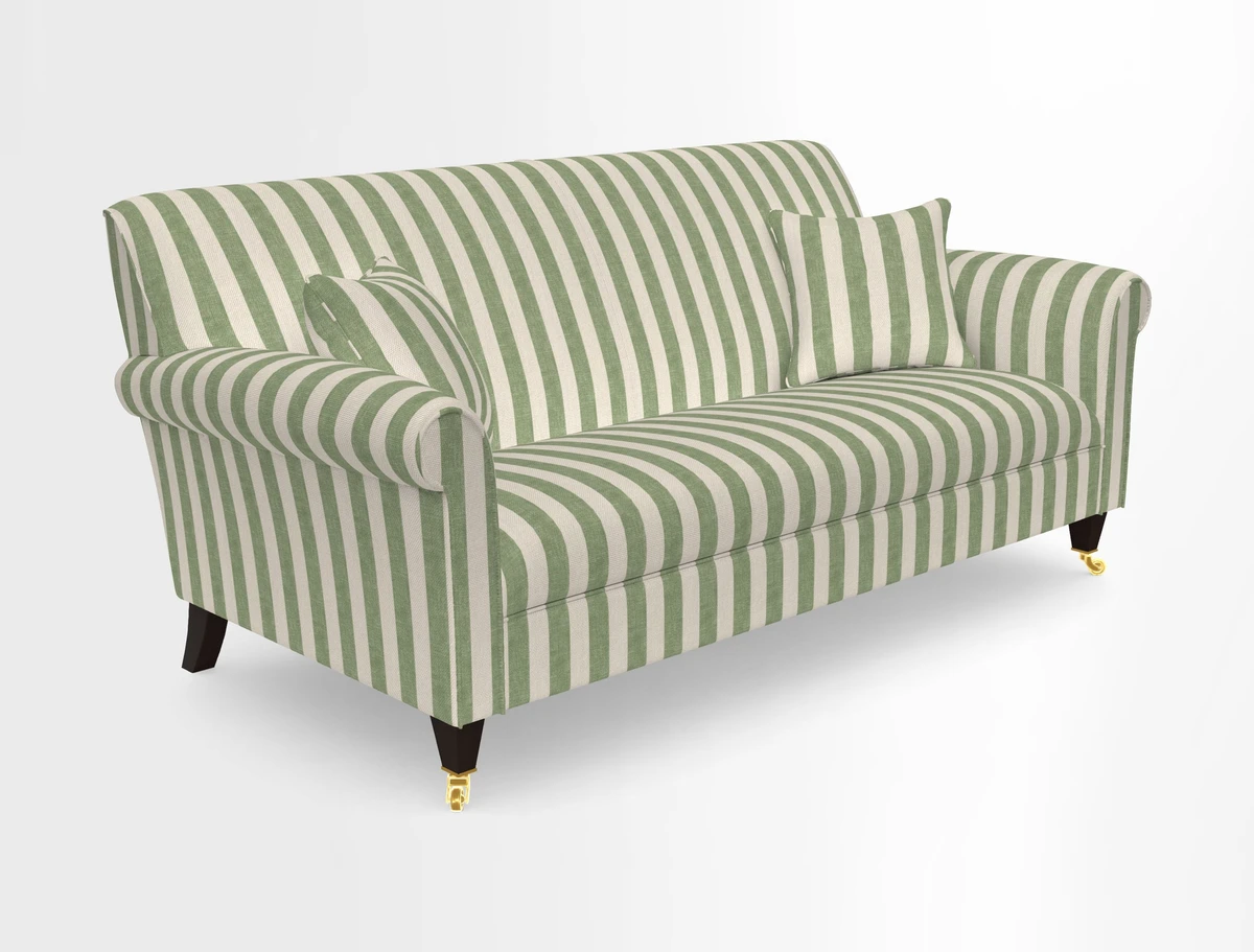 Petworth 3 Seater Sofa in Mulberry Flying Ducks