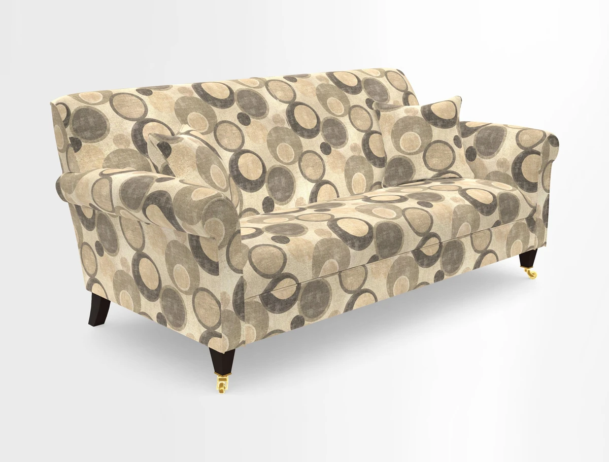 Petworth 3 Seater Sofa in Mulberry Flying Ducks