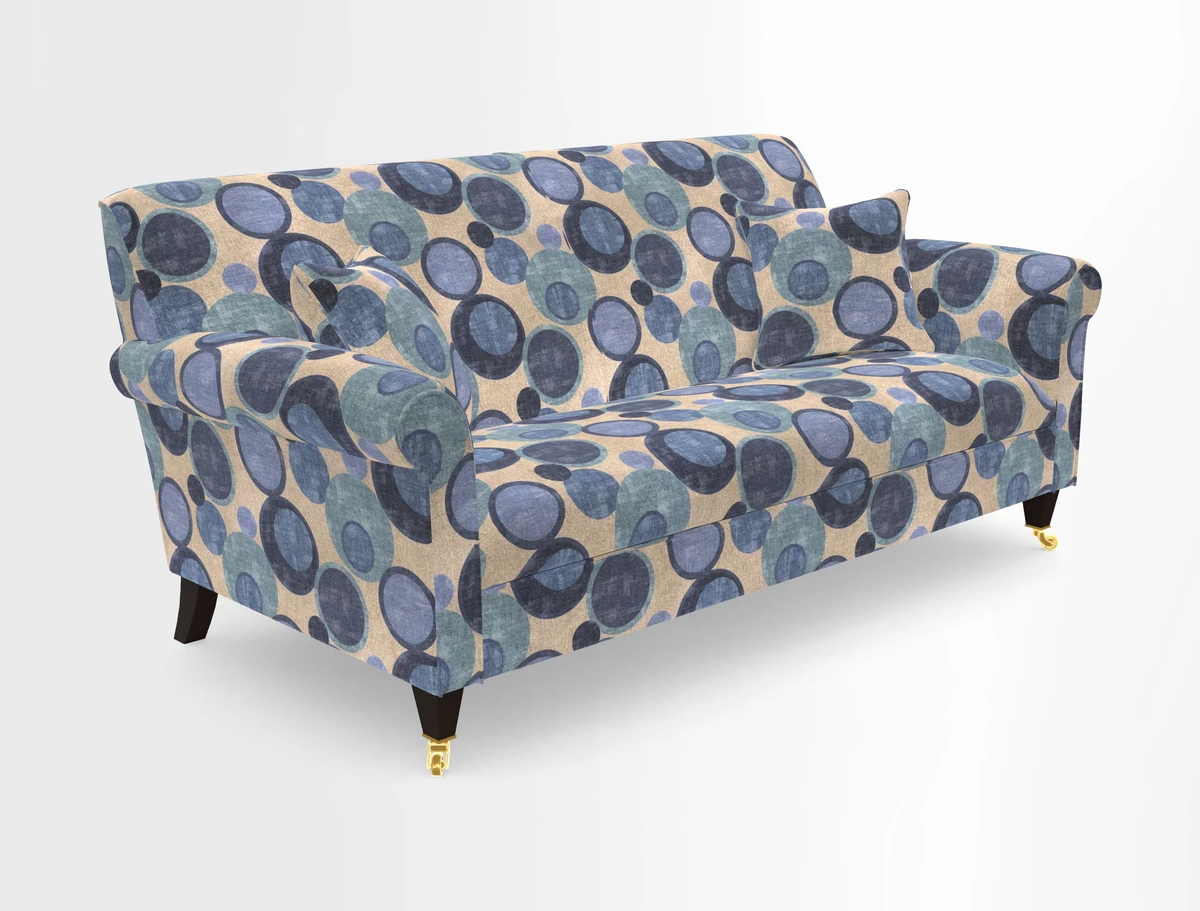 Petworth 3 Seater Sofa in Mulberry Flying Ducks