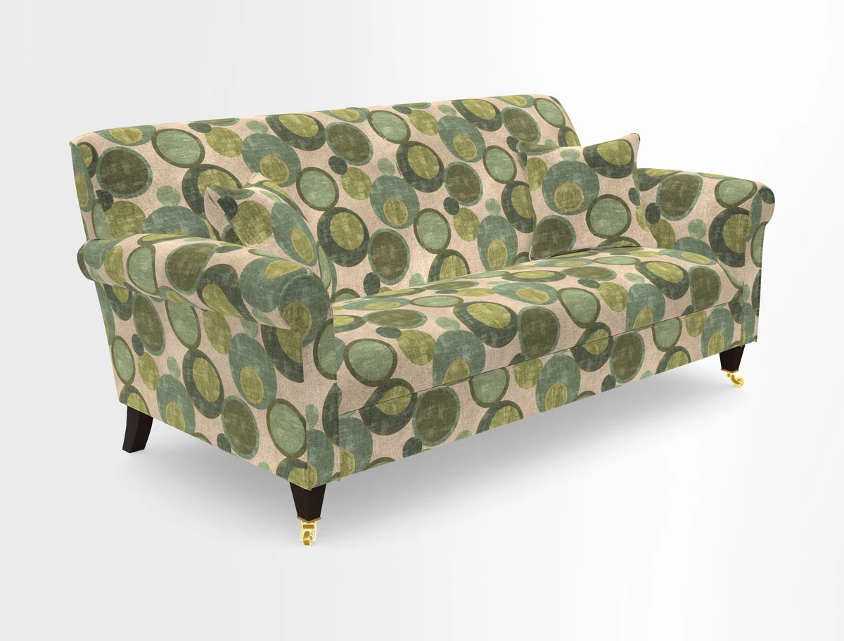 Petworth 3 Seater Sofa in Mulberry Flying Ducks