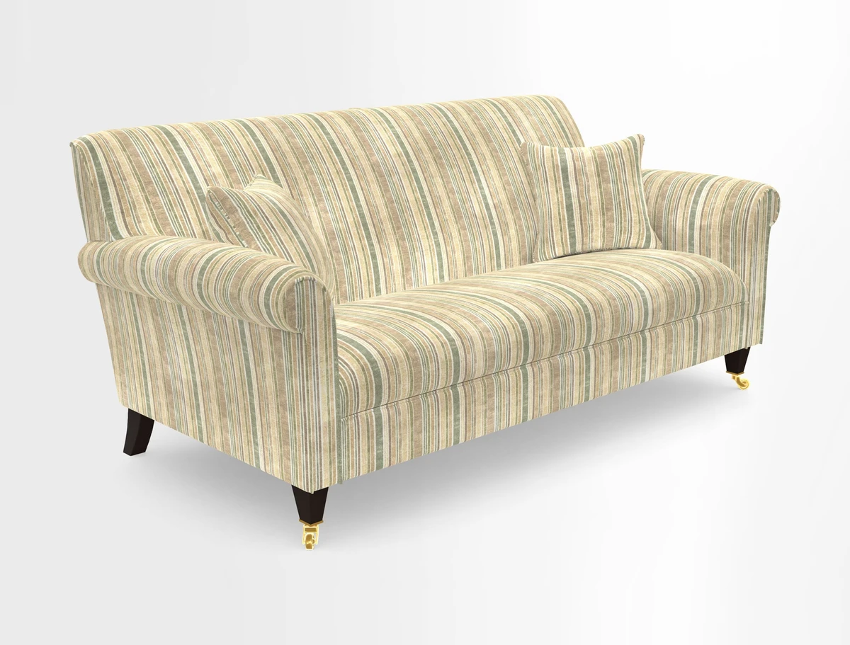 Petworth 3 Seater Sofa in Mulberry Flying Ducks