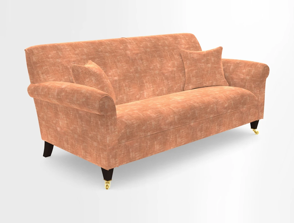 Petworth 3 Seater Sofa in Mulberry Flying Ducks
