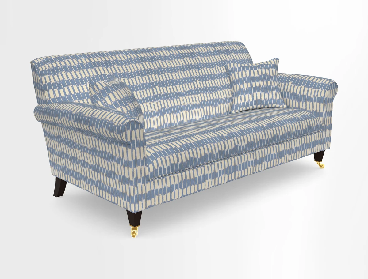 Petworth 3 Seater Sofa in Mulberry Flying Ducks