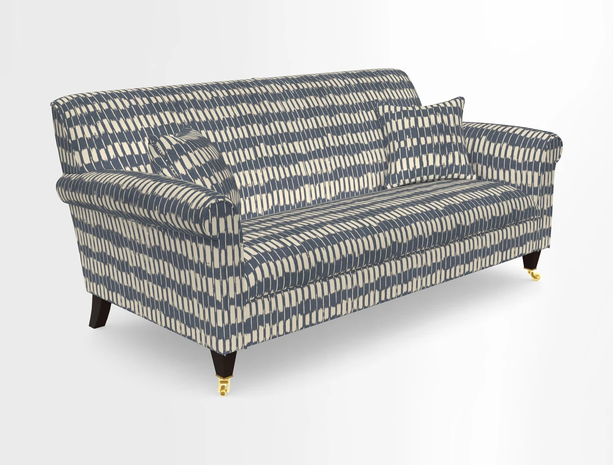 Petworth 3 Seater Sofa in Mulberry Flying Ducks