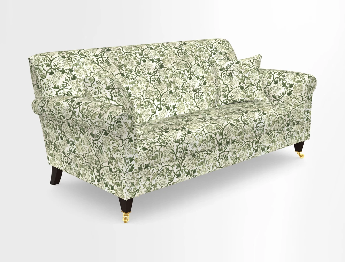 Petworth 3 Seater Sofa in Mulberry Flying Ducks