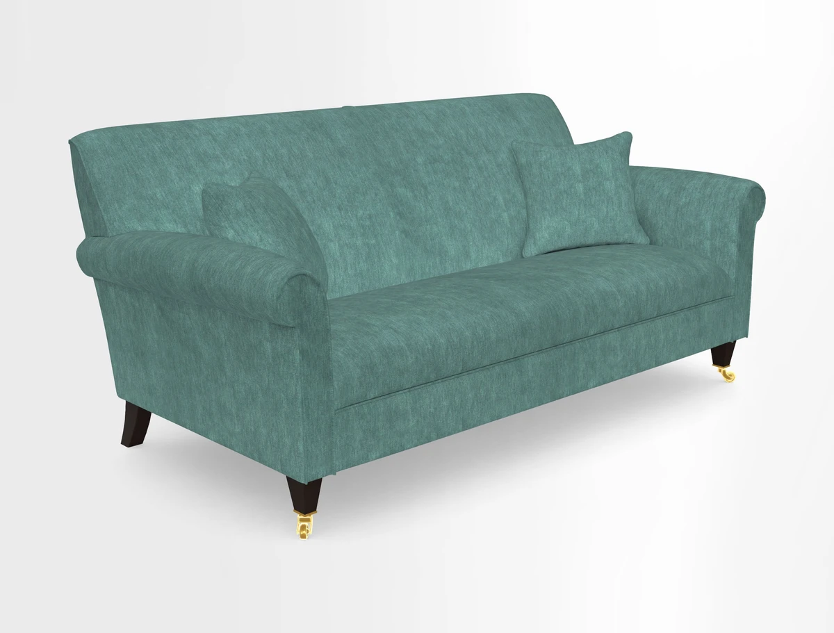 Petworth 3 Seater Sofa in Mulberry Flying Ducks