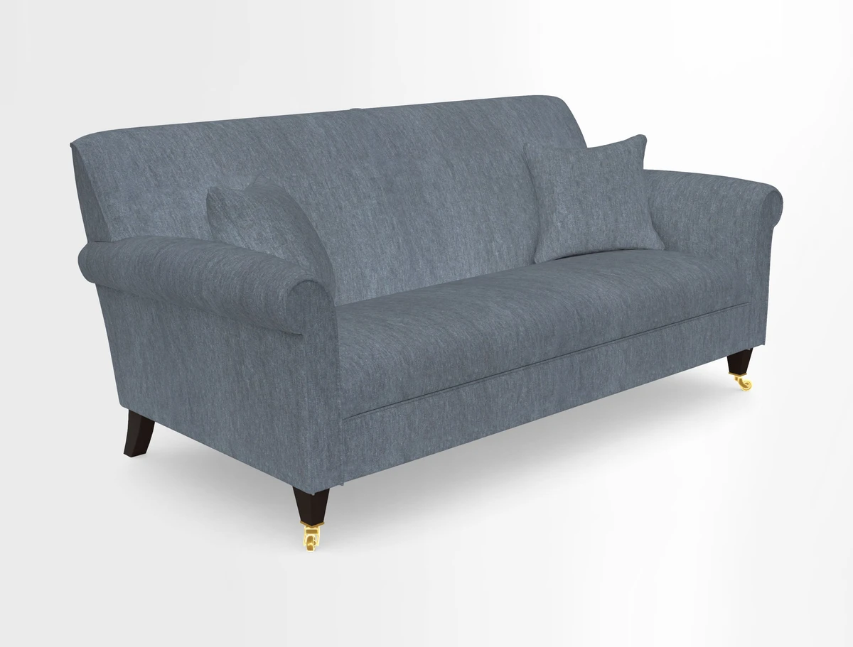 Petworth 3 Seater Sofa in Mulberry Flying Ducks