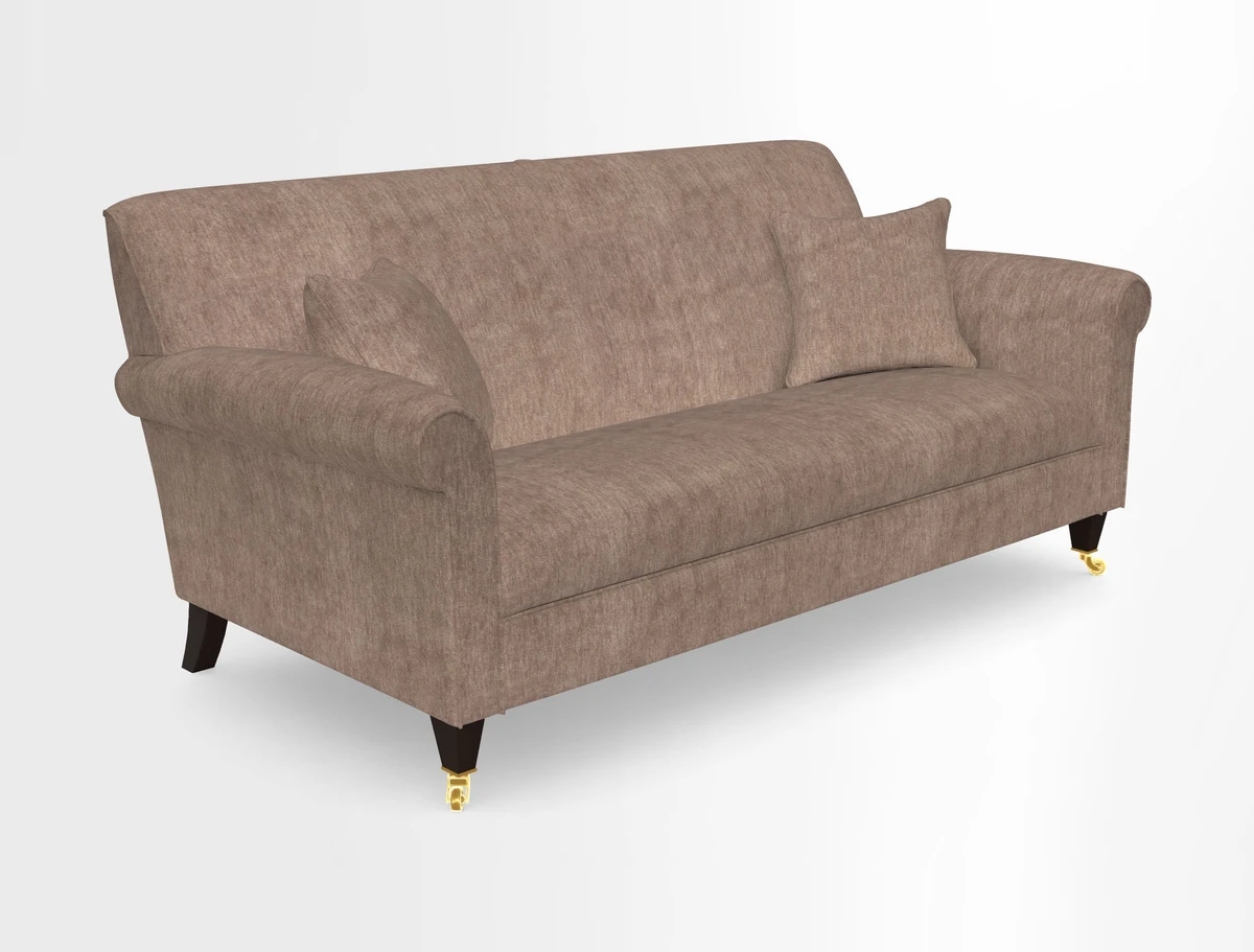 Petworth 3 Seater Sofa in Mulberry Flying Ducks