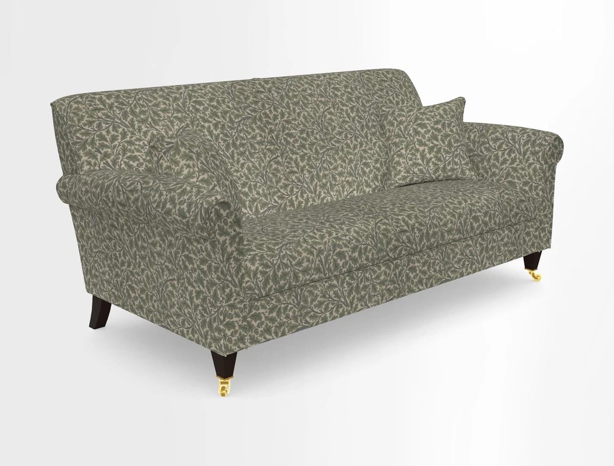 Petworth 3 Seater Sofa in Mulberry Flying Ducks