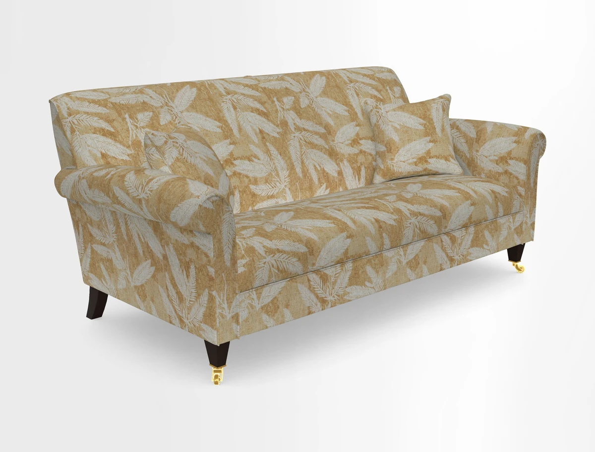 Petworth 3 Seater Sofa in Mulberry Flying Ducks