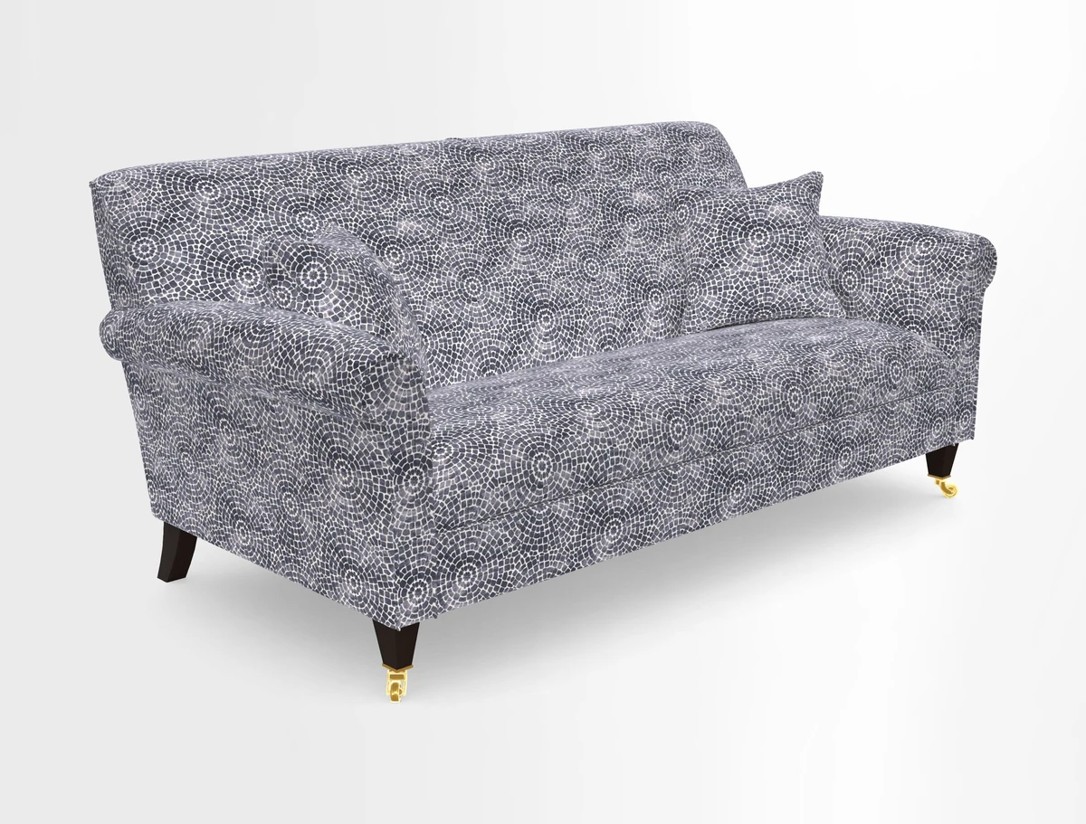 Petworth 3 Seater Sofa in Mulberry Flying Ducks