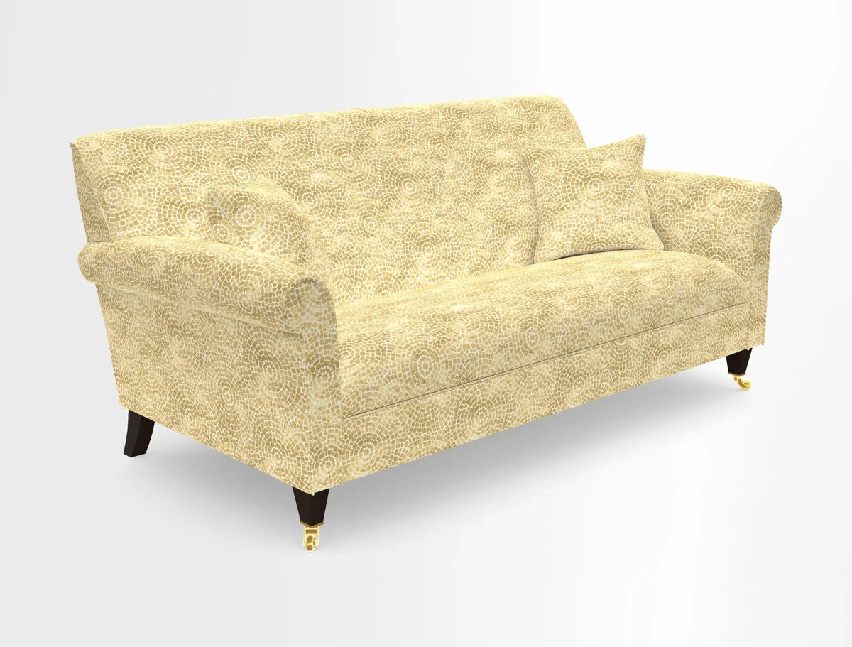 Petworth 3 Seater Sofa in Mulberry Flying Ducks