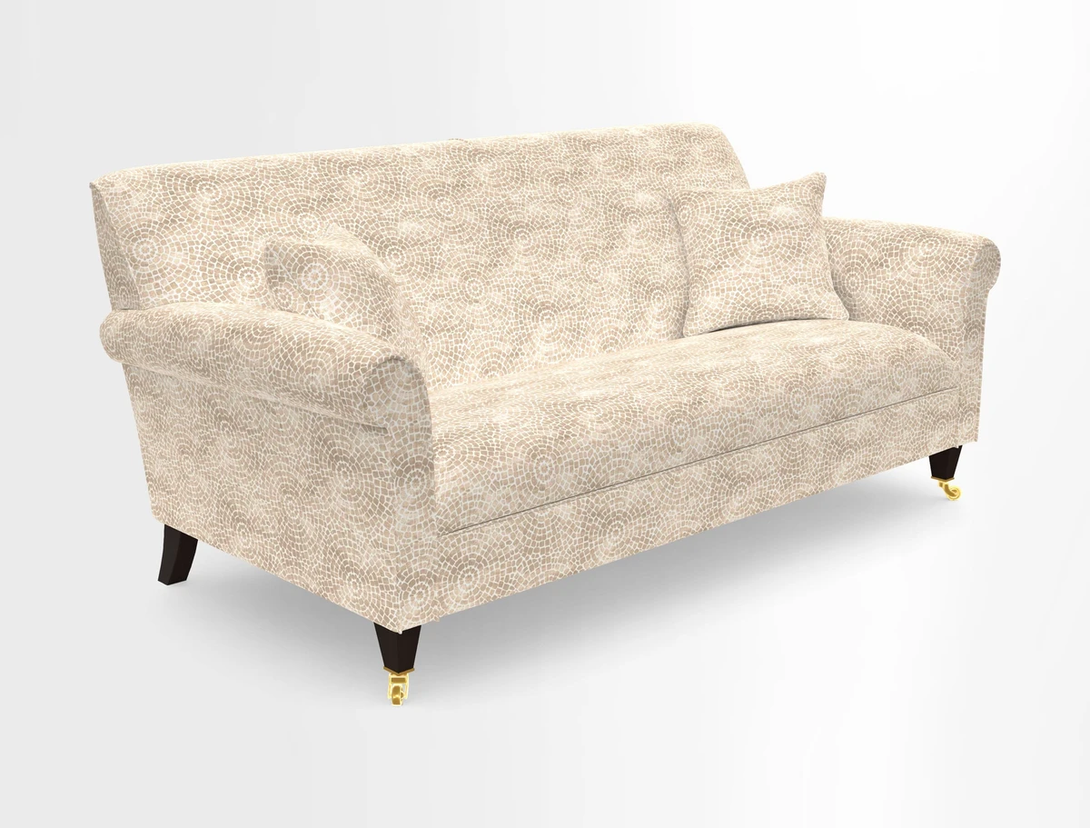 Petworth 3 Seater Sofa in Mulberry Flying Ducks