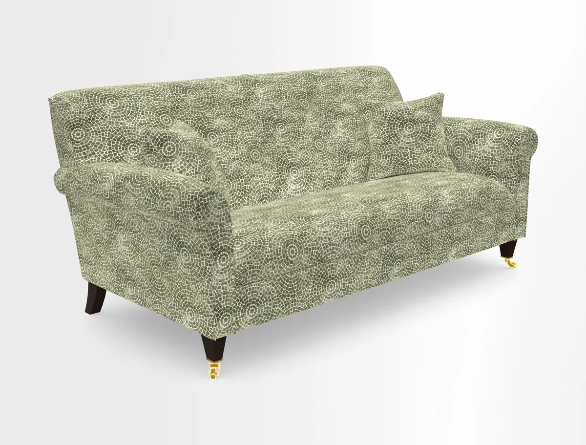 Petworth 3 Seater Sofa in Mulberry Flying Ducks