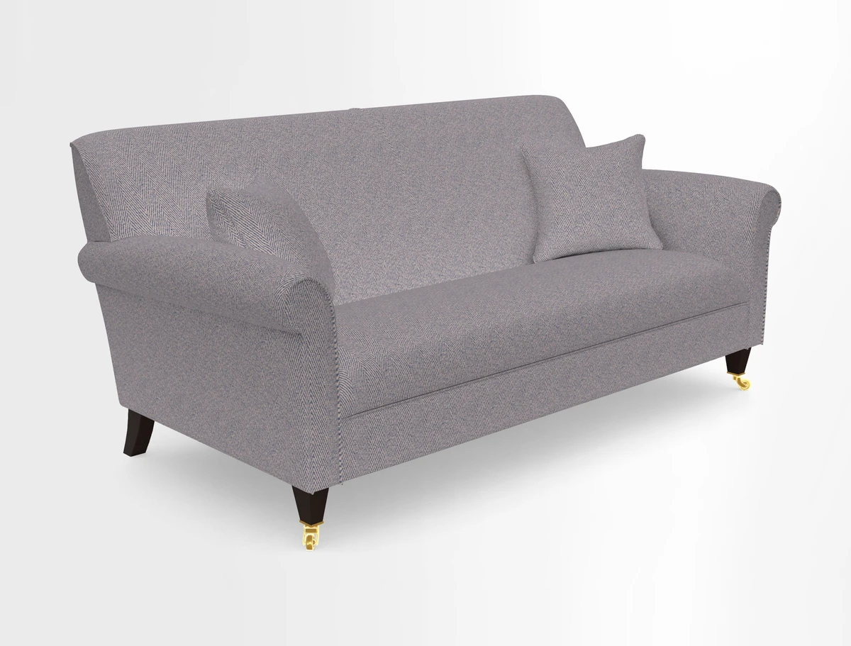 Petworth 3 Seater Sofa in Mulberry Flying Ducks