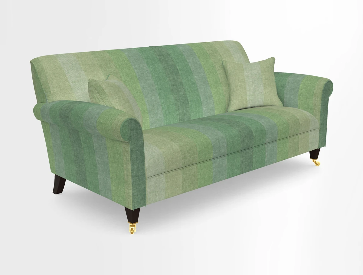 Petworth 3 Seater Sofa in Mulberry Flying Ducks