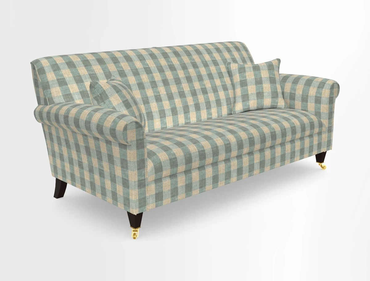 Petworth 3 Seater Sofa in Mulberry Flying Ducks