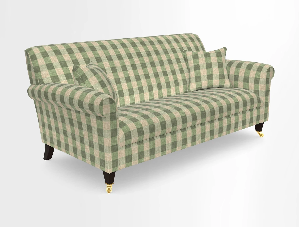 Petworth 3 Seater Sofa in Mulberry Flying Ducks