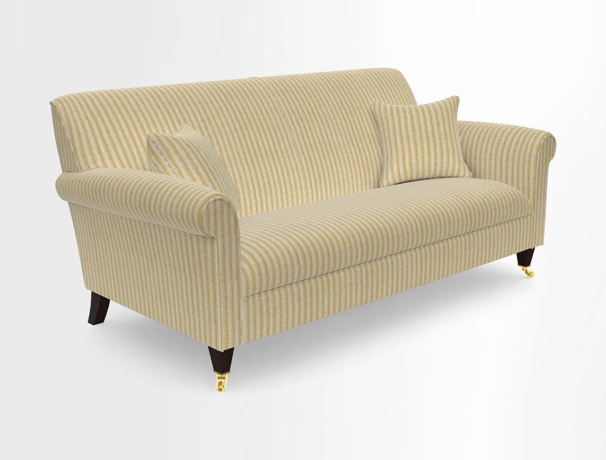 Petworth 3 Seater Sofa in Mulberry Flying Ducks