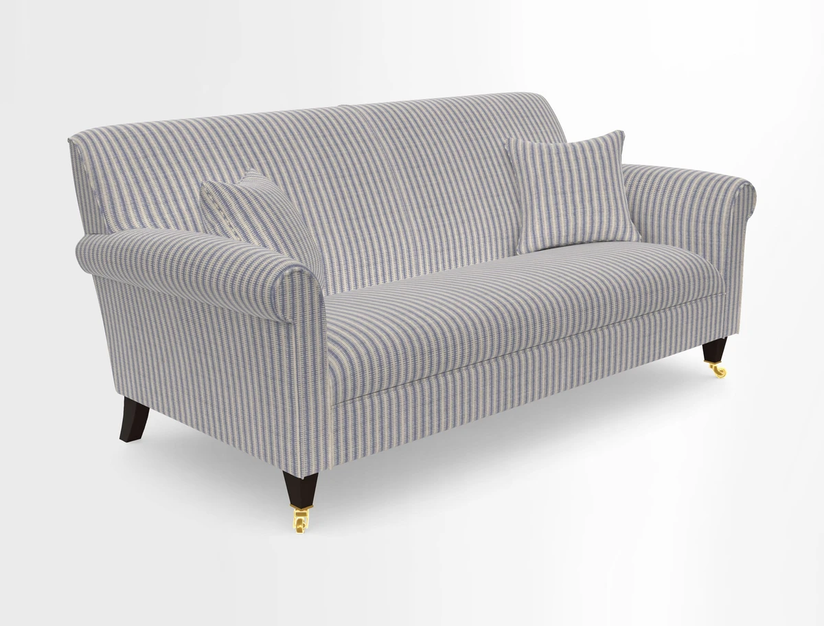 Petworth 3 Seater Sofa in Mulberry Flying Ducks