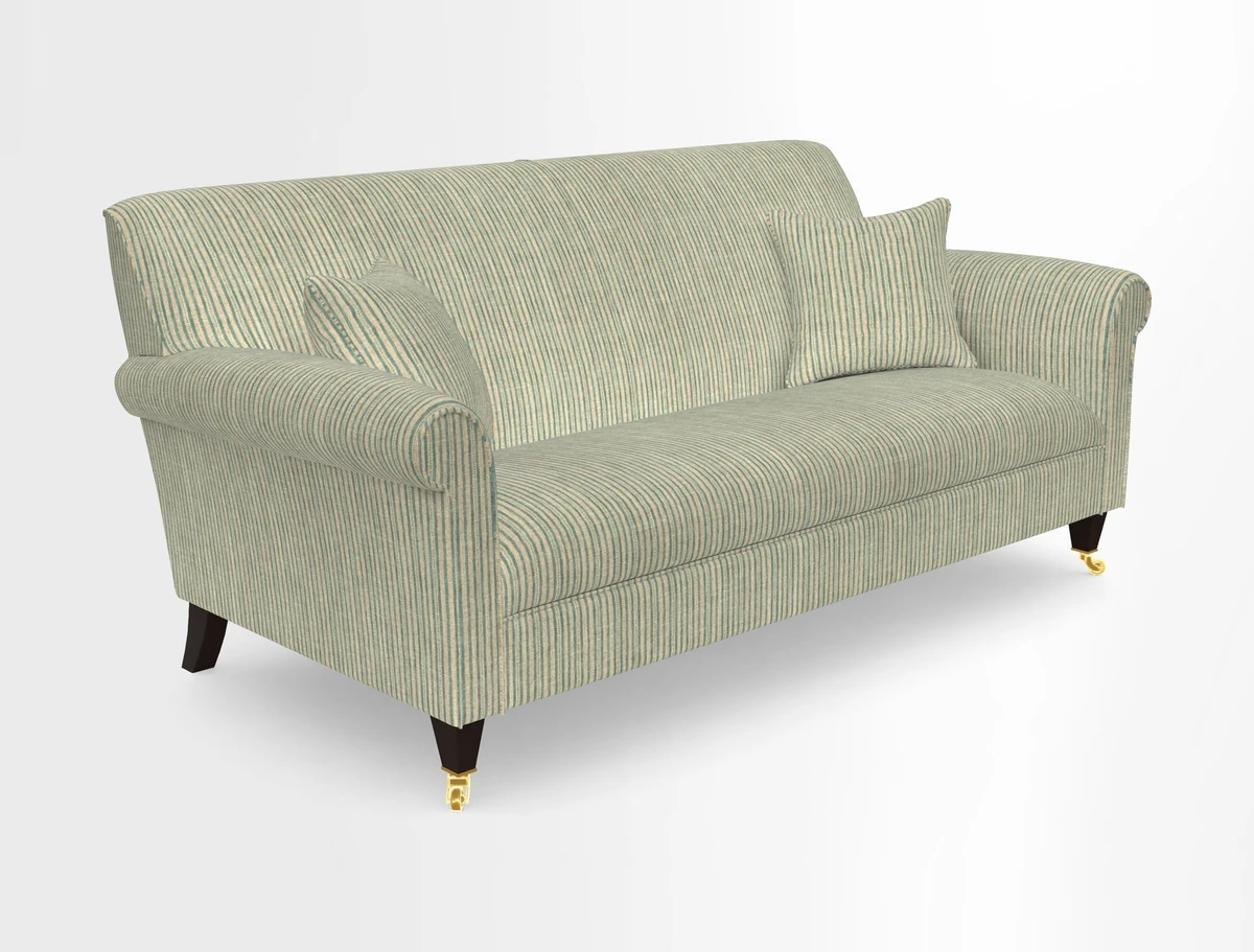 Petworth 3 Seater Sofa in Mulberry Flying Ducks